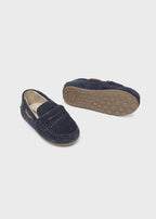 Mayoral pantofi baieti mocasini din piele 19-25, Navy blue