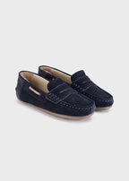 Mayoral pantofi baieti mocasini din piele 26-30, Navy blue