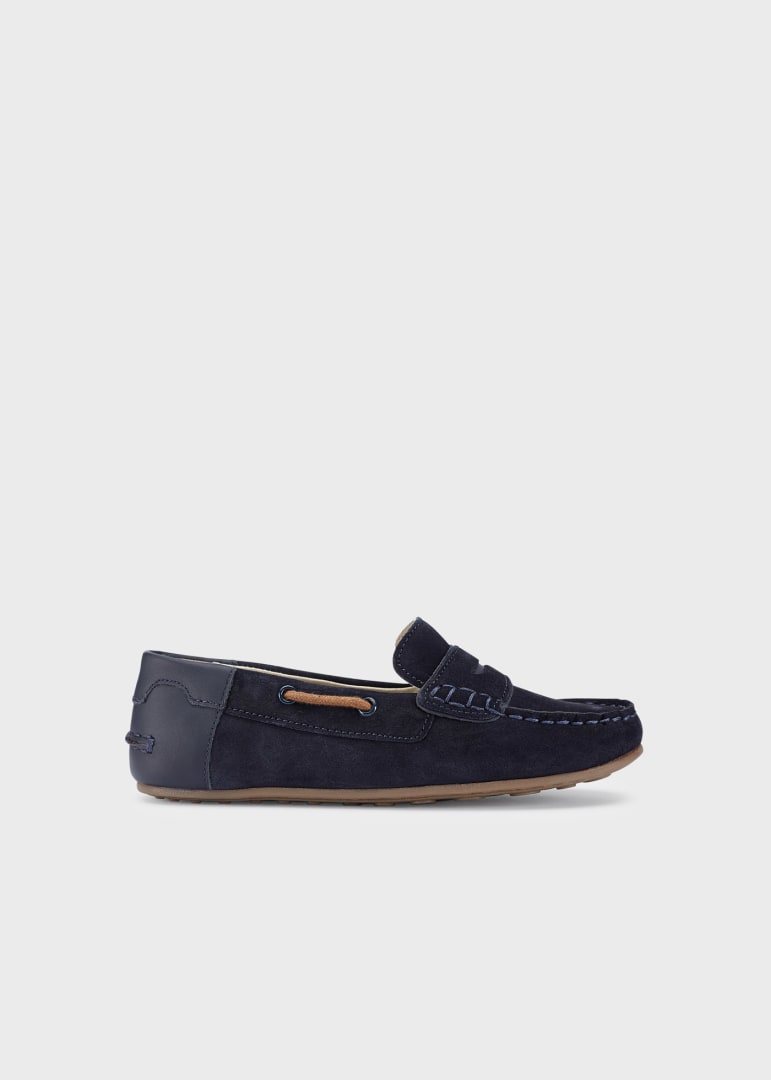 Mayoral pantofi baieti mocasini din piele 31-35 Navy blue