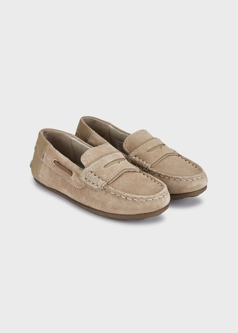 Mayoral pantofi baieti mocasini din piele 31-35 Sand
