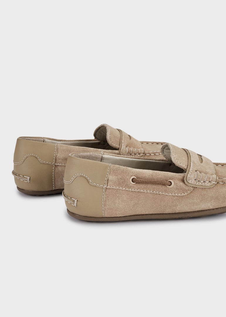 Mayoral pantofi baieti mocasini din piele 31-35 Sand
