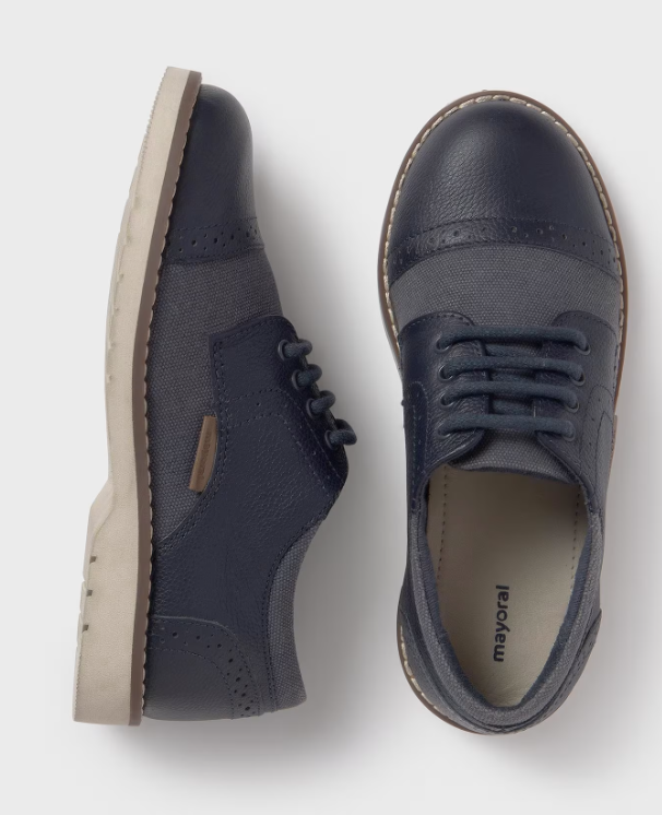 Mayoral pantofi baieti oxford combinati 31-35 Navy Blue Imagine principală a produsului