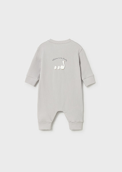 Mayoral pijama baieti 0-18 luni Argintiu cu gaste