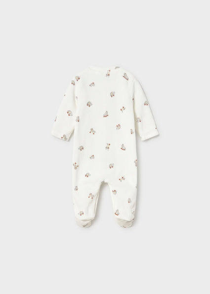 Mayoral pijama baieti 0-18 luni Fog cu animale