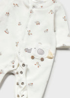 Mayoral pijama baieti 0-18 luni Fog cu animale