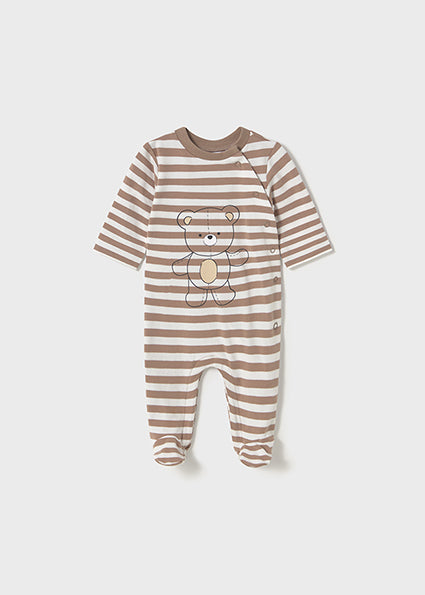 Mayoral pijama baieti 0-18 luni Muffin cu dungi si ursulet Imagine principală a produsului