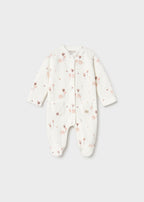 Mayoral pijama fete 0-18 luni Off-white cu baloane animale