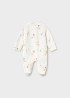 Mayoral pijama fete 0-18 luni Off-white cu baloane animale