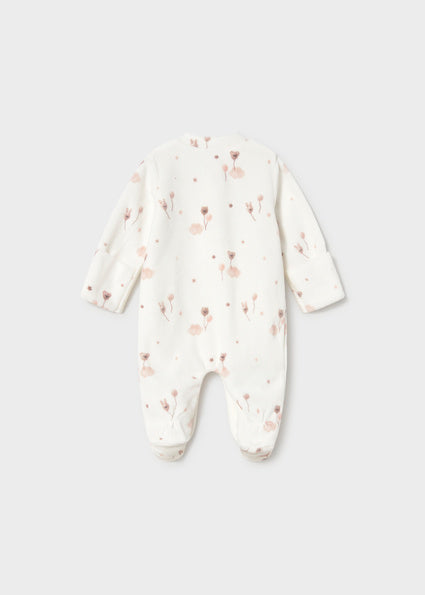 Mayoral pijama fete 0-18 luni Off-white cu baloane animale