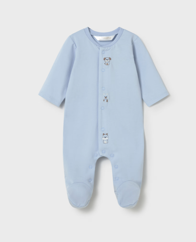 Mayoral pijama baieti 0-18 luni Sky cu catei