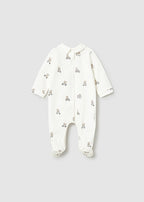 Mayoral pijama baieti cu guleras 0-18 luni Off-white cu ursuleti