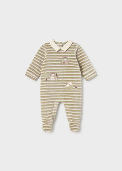 Mayoral pijama baieti 0-18 luni Laurel cu tractor Imagine principală a produsului
