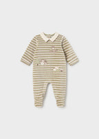 Mayoral pijama baieti 0-18 luni Laurel cu tractor