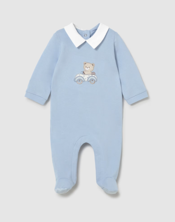 Mayoral pijama baieti cu guleras 0-18 luni Sky cu ursuleti Imagine principală a produsului