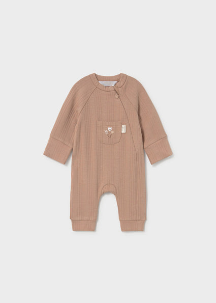 Mayoral pijama baieti cu maneca lunga 0-6 luni Cinnamon