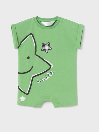 Mayoral pijama baieti de vara 0-18 luni, Kiwi cu stea Imagine principală a produsului