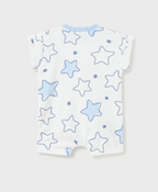  Alb-Light blue cu stelute