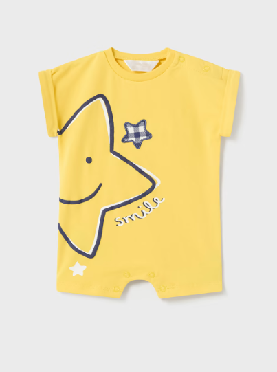 Mayoral pijama baieti de vara 0-18 luni, Sol cu stea Imagine principală a produsului