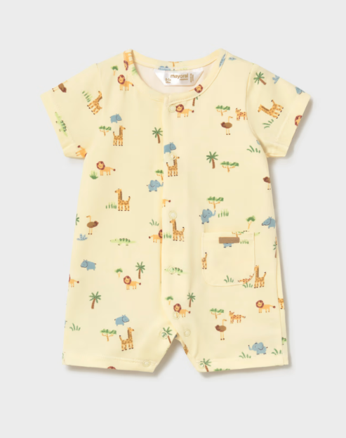 Mayoral pijama baieti de vara 0-18 luni Sunny safari Imagine principală a produsului