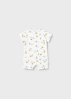 Mayoral pijama baieti de vara 0-18 luni Alb-Sunny safari