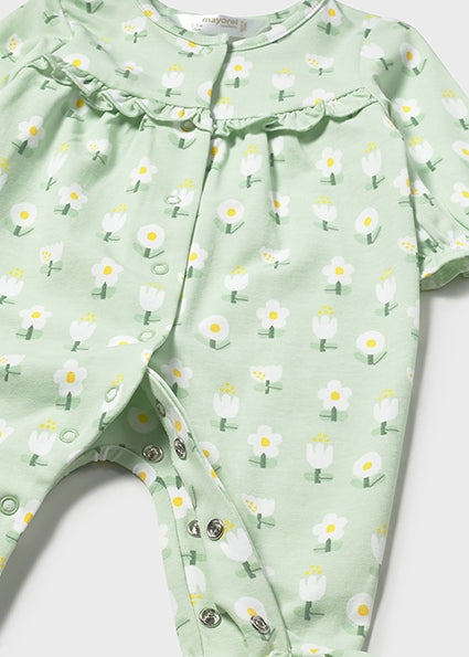 Mayoral pijama fete 0-18 luni Alga cu floricele Imagine secundară a produsului