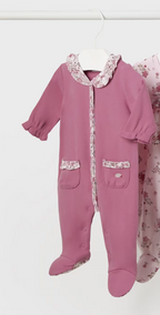 Mayoral pijama fete 0-18 luni Mid rose cu flori