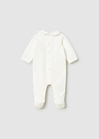 Mayoral pijama fete 0-18 luni Off-white cu ursulet