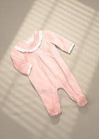 Mayoral pijama fete 0-6 luni Roz baby cu inimioare