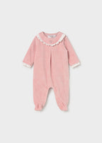 Mayoral pijama fete 0-6 luni Roz baby cu inimioare