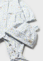 Mayoral pijama fete cu caciulita 0-18 luni Lagoon