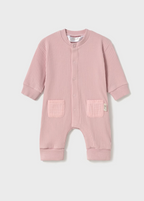 Mayoral pijama fete cu ursulet 0-18 luni Roz Baby