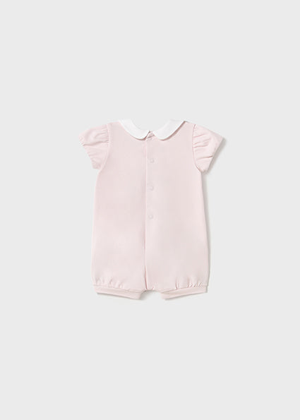 Mayoral  pijama fete de vara 0-18 luni Roz baby cu fundita