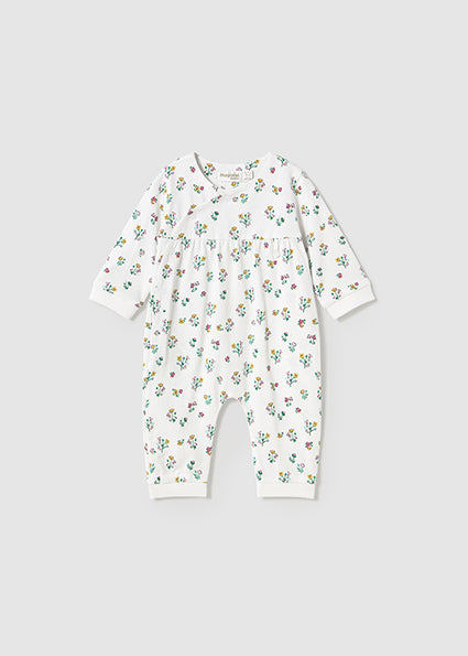 Mayoral pijama fete lunga 0-18 luni Jad cu floricele