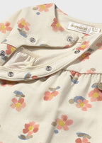Mayoral pijama fete lunga 0-18 luni Peach cu floricele