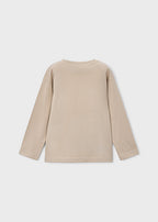 Mayoral pulover baieti 5-10 ani Taupe cu catel
