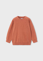 Mayoral pulover baieti din tricot basic 5-10 ani Caramiziu
