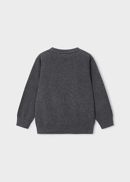 Mayoral pulover baieti din tricot basic 5-10 ani Pizarra vigore