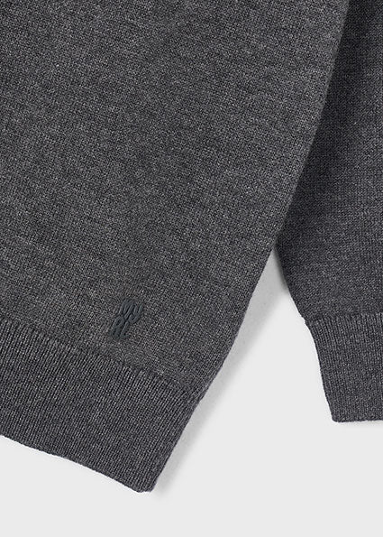 Mayoral pulover baieti din tricot basic 5-10 ani Pizarra vigore
