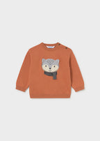 Mayoral pulover baieti intarsia 12-48 luni Caramiziu cu raton