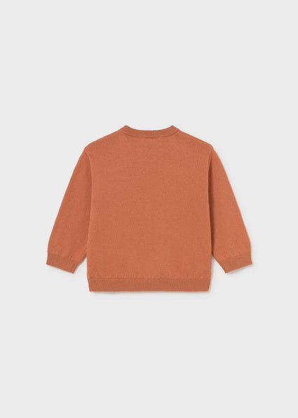 Mayoral pulover baieti intarsia 12-48 luni Caramiziu cu raton