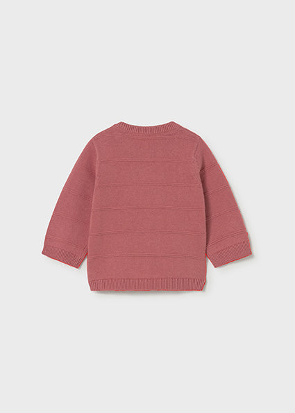 Mayoral pulover baieti tricot 0-18 luni Caramiziu teracota