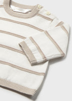 Mayoral pulover baieti tricot 0-18 luni Ecru