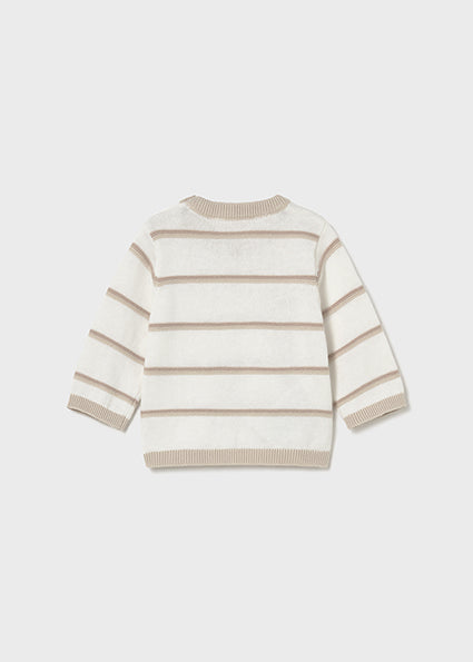 Mayoral pulover baieti tricot 0-18 luni Ecru
