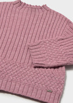 Mayoral pulover fete 12-48 luni Violet mixat