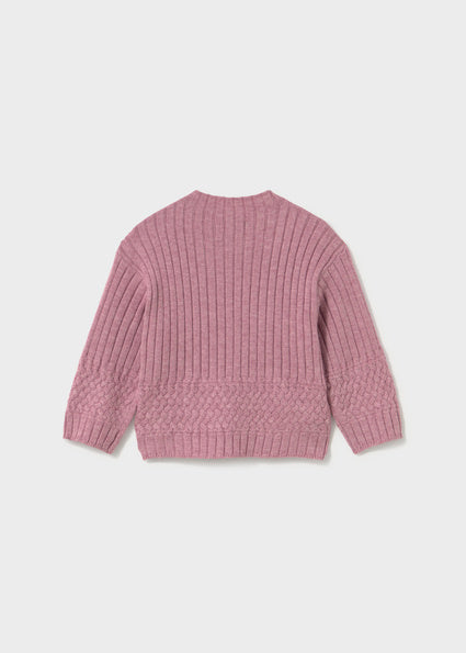 Mayoral pulover fete 12-48 luni Violet mixat