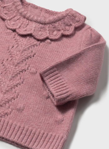 Mayoral Pulover fete din tricot 0-18 luni Blush vigore