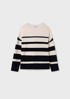 Mayoral pulover fete tricotat cu dungi 10-18 ani Negru