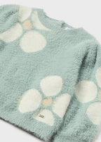 Mayoral pulover fetite cu flori jacquard 12-36 luni Jad