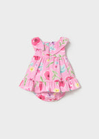 Mayoral Rochie fete cu chilotel asortat 0-18 luni Bubblegum