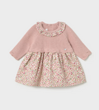 Mayoral rochita fete combinata 0-18 luni Pink baby vigoré